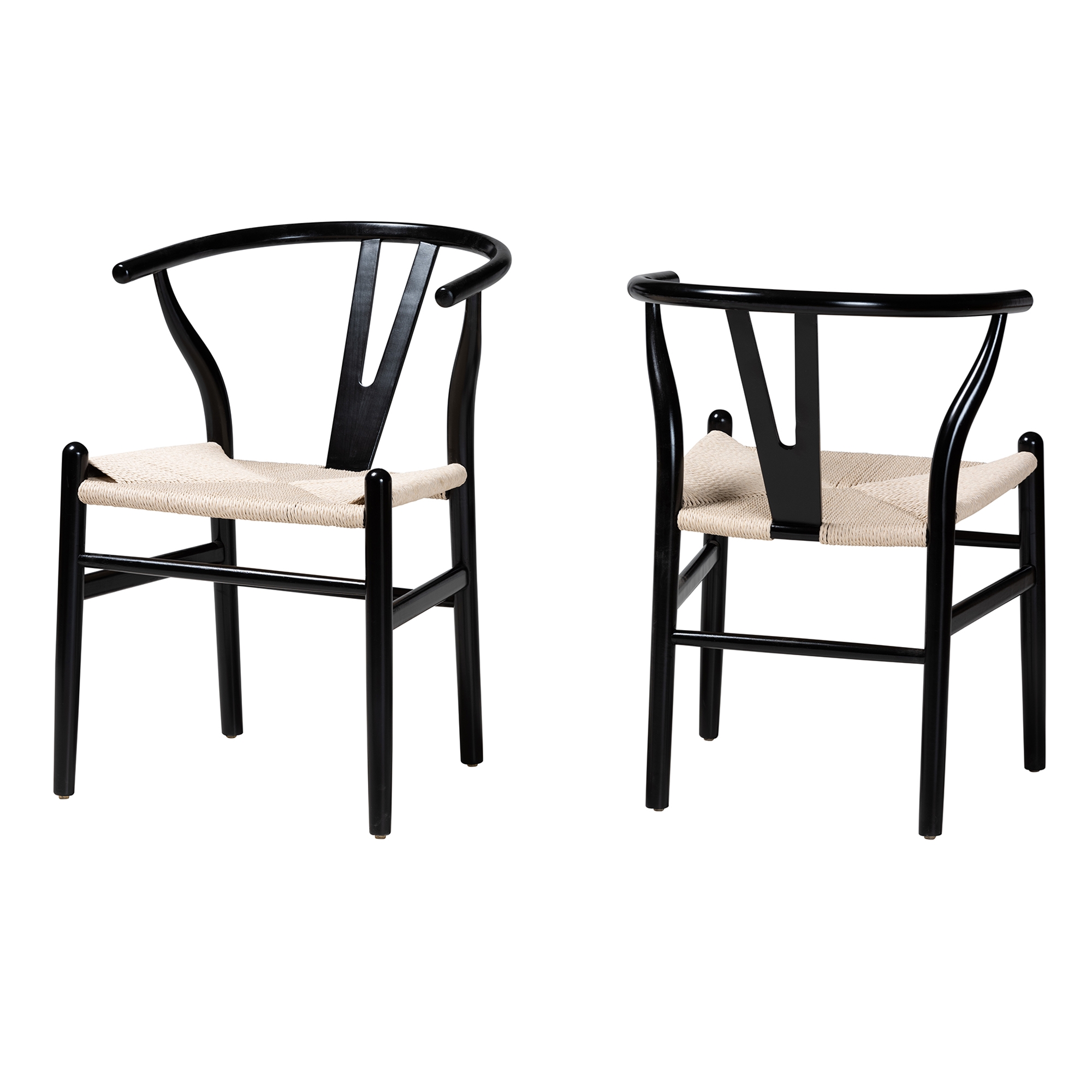 Baxton studio outlet wishbone chair